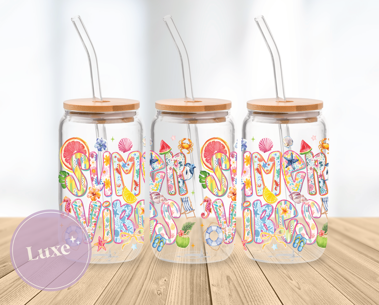16oz Wrap #765 - Summer Vibes