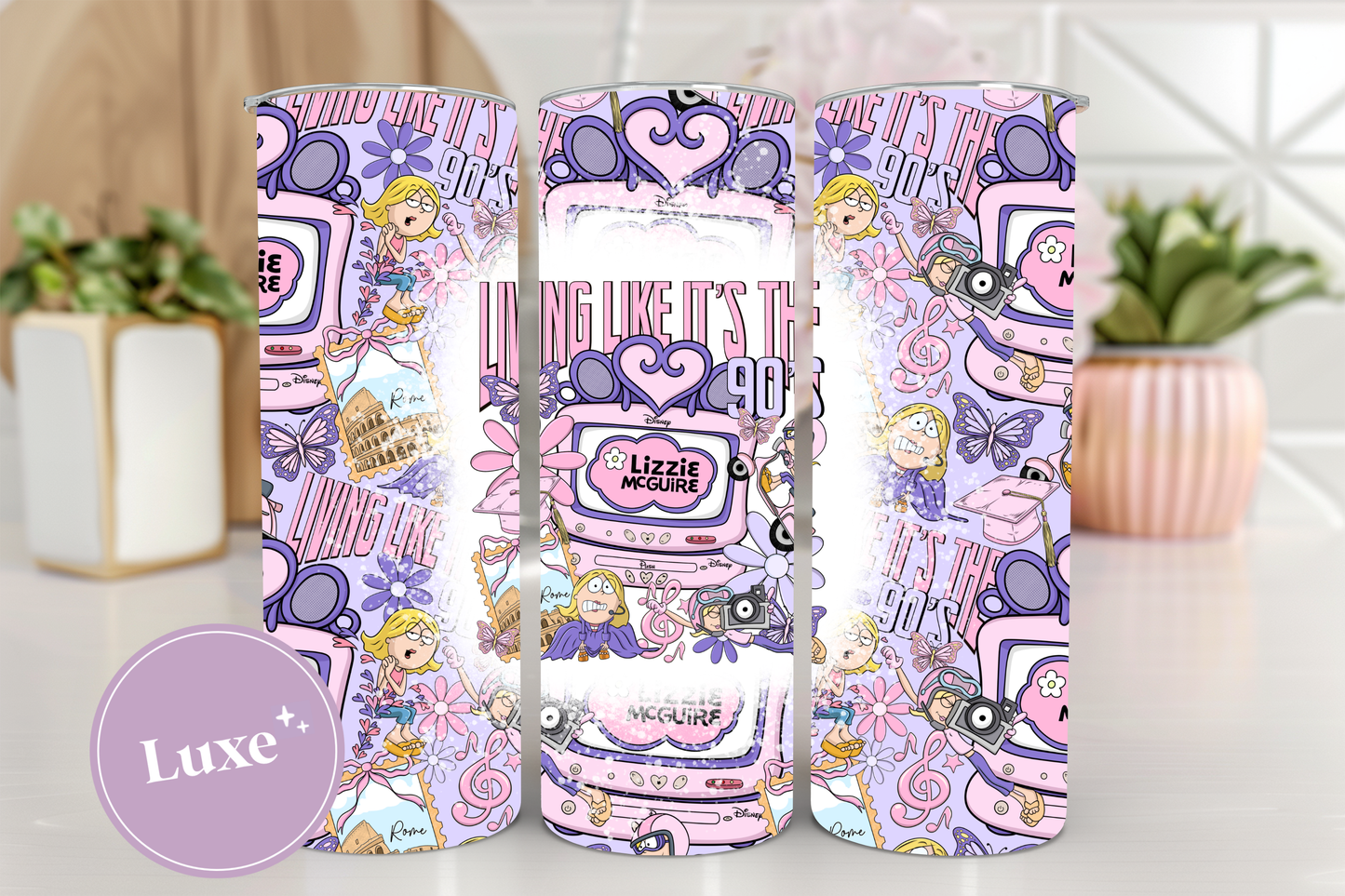 20oz Tumbler Print #301 - Living Like It's the 90's