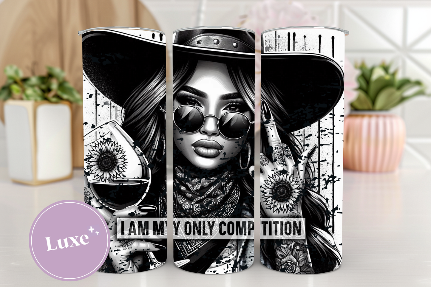 20oz Tumbler Print #321 - I Am My Only Competition