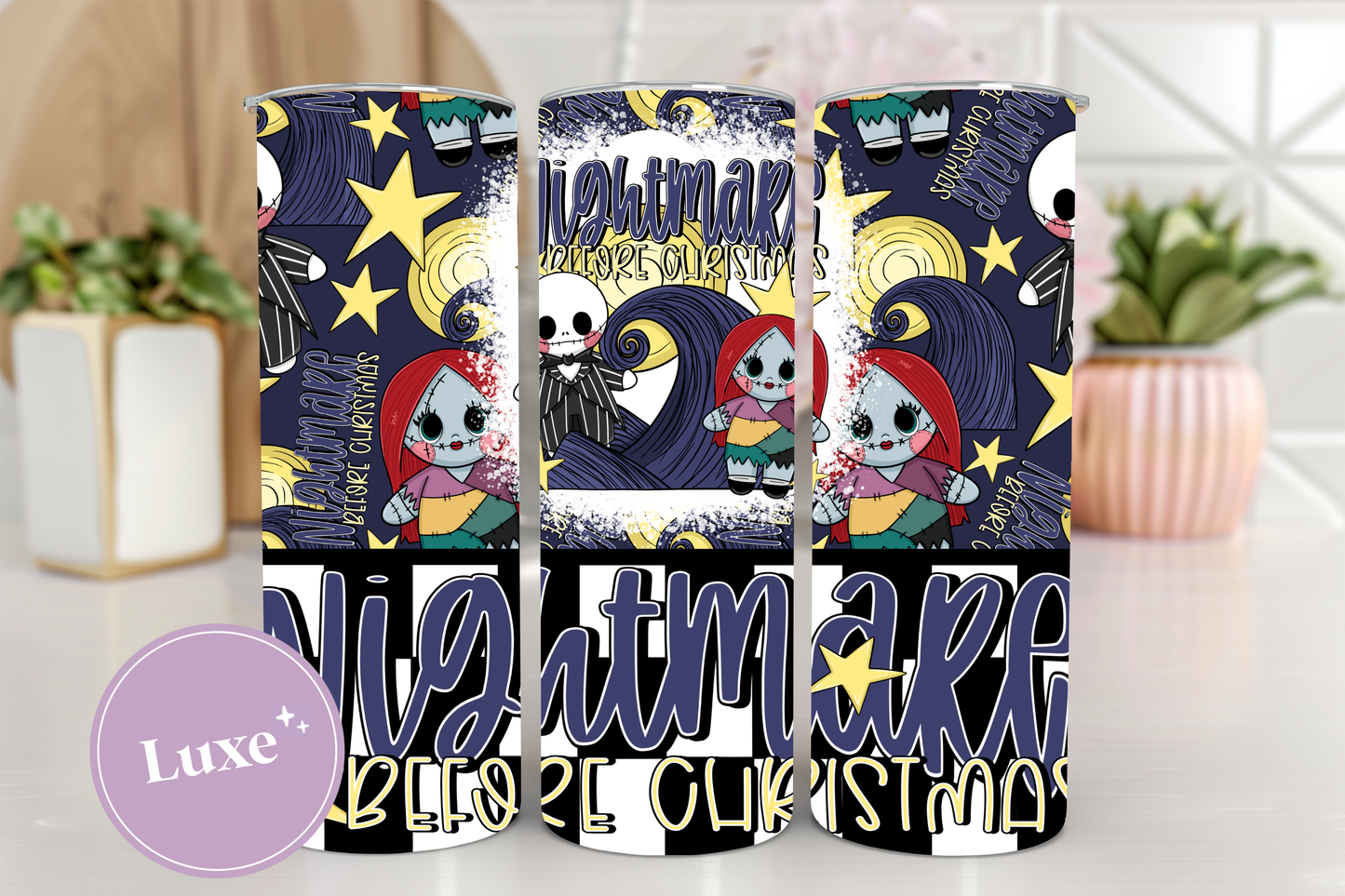 20oz Tumbler Print #338 - Nightmare Before Christmas