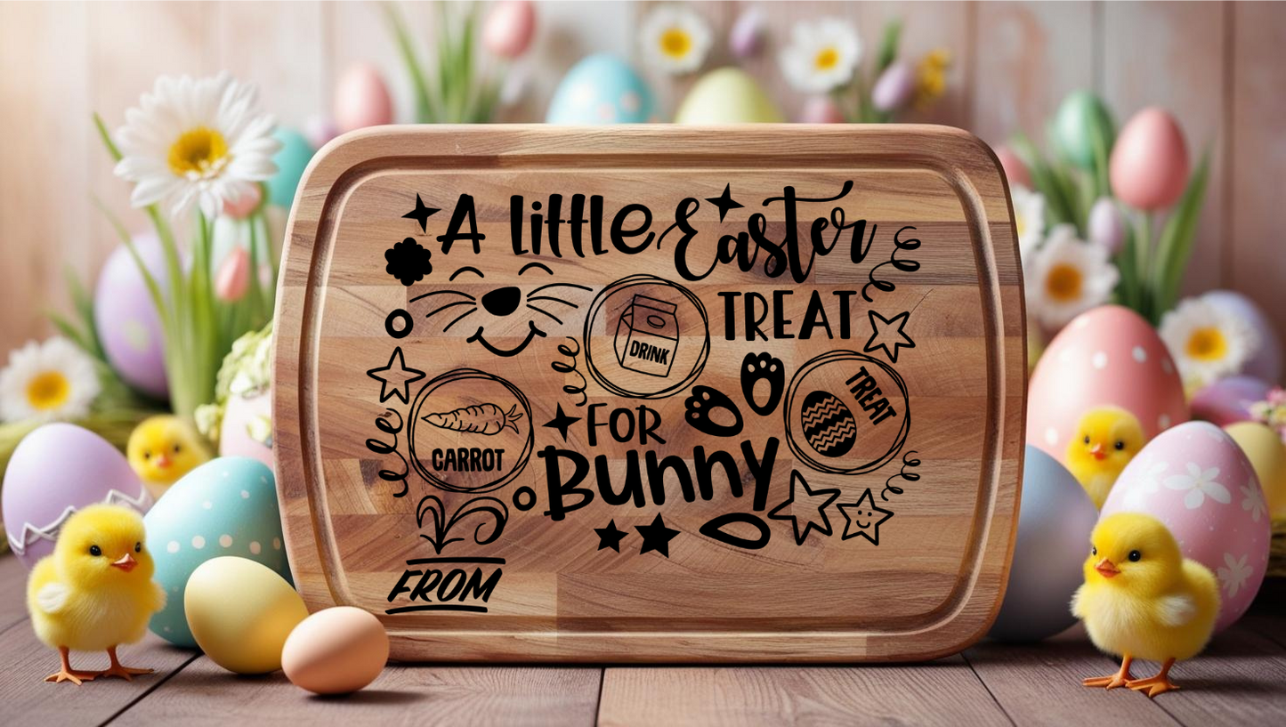 Easter Bunny Tray - Rectangular UV DTF