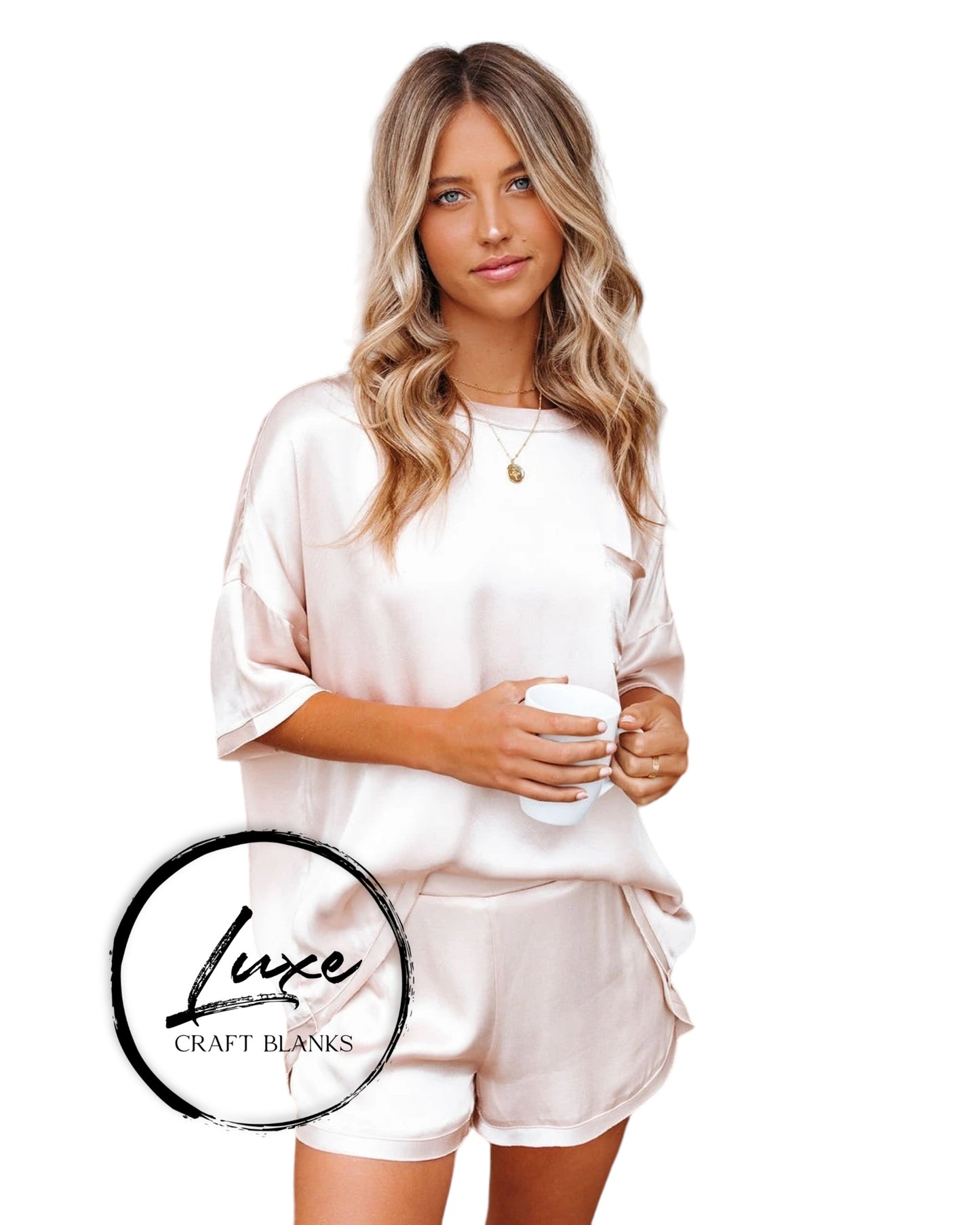 Oversized Satin Pyjamas
