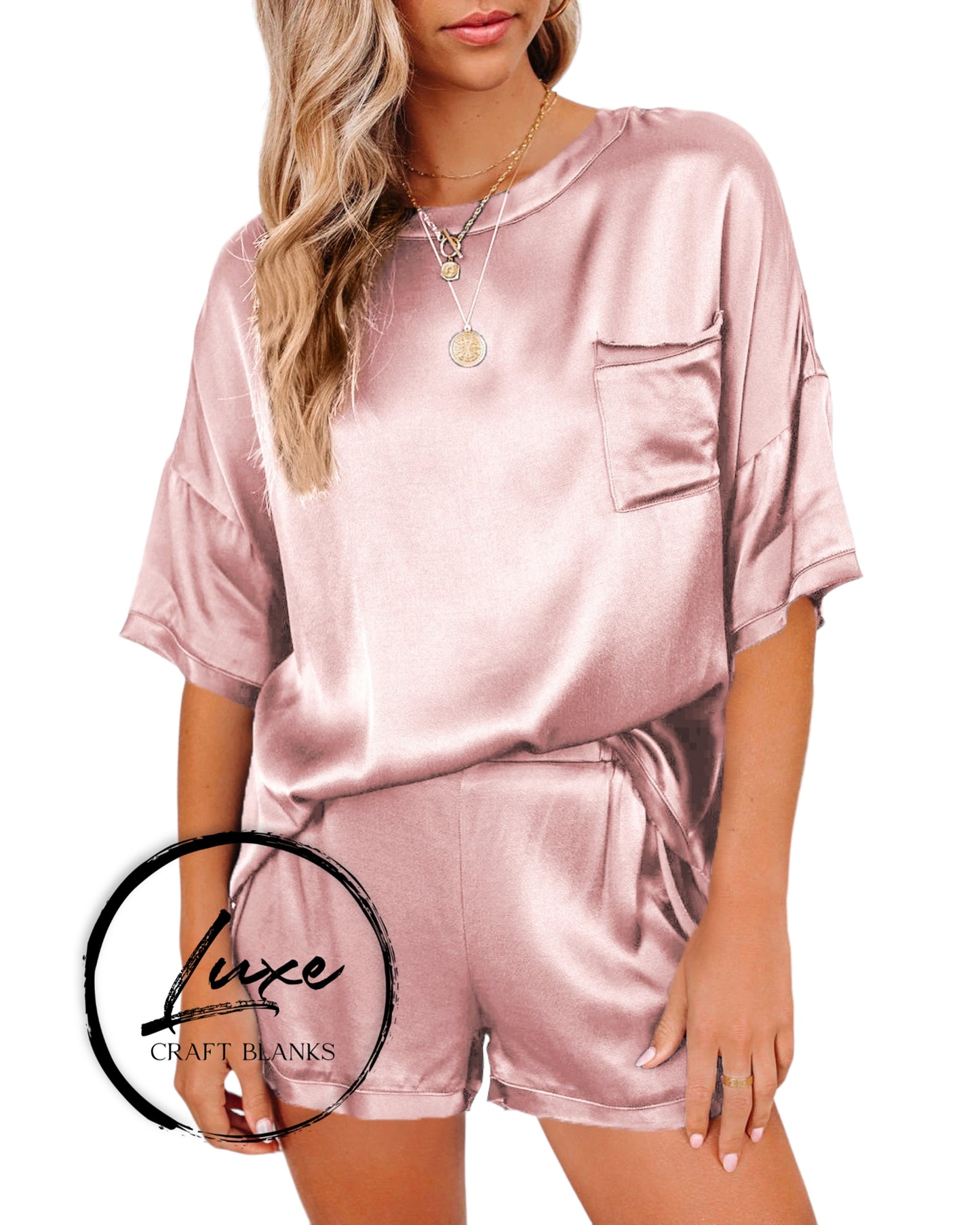 Oversized Satin Pyjamas
