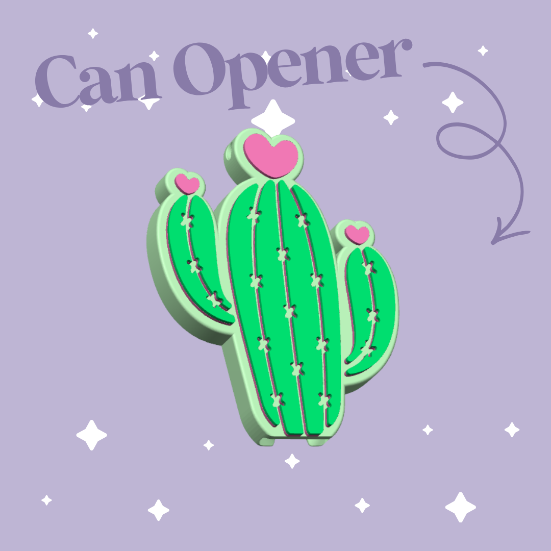 Can Opener - Heart Cactus