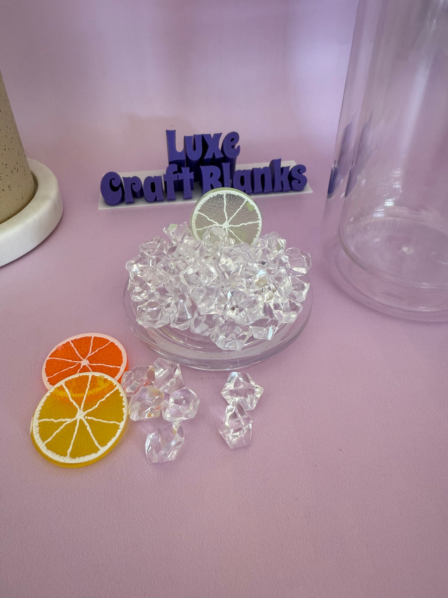 Crushed Ice Lid Toppers