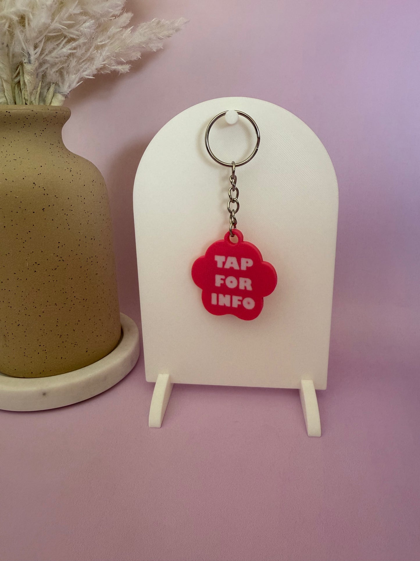 Paw Print NFC Keychain