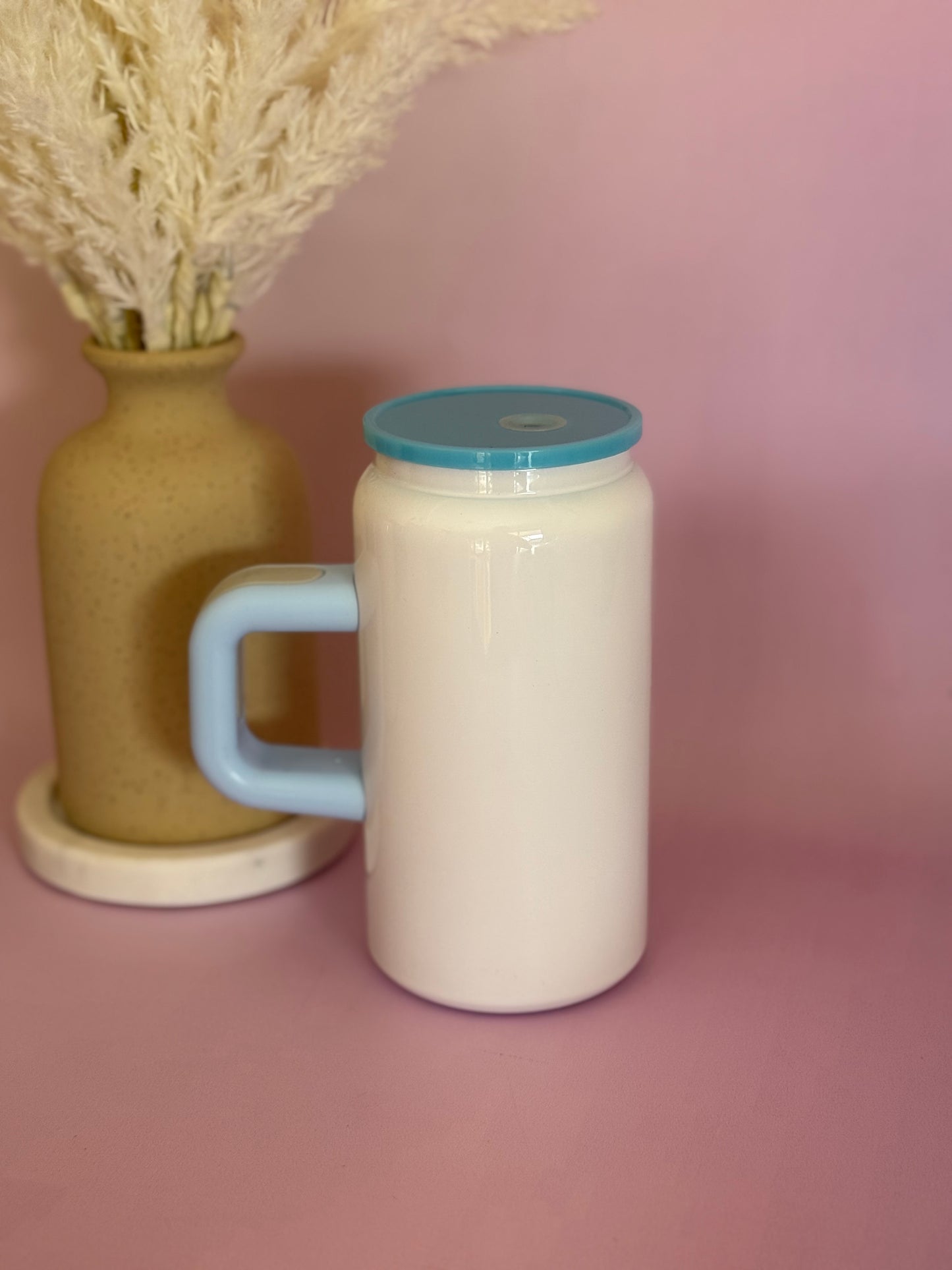 16oz Stainless Steel Sublimation Can with Handle