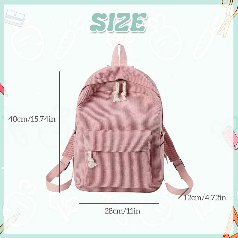 Corduroy Backpacks