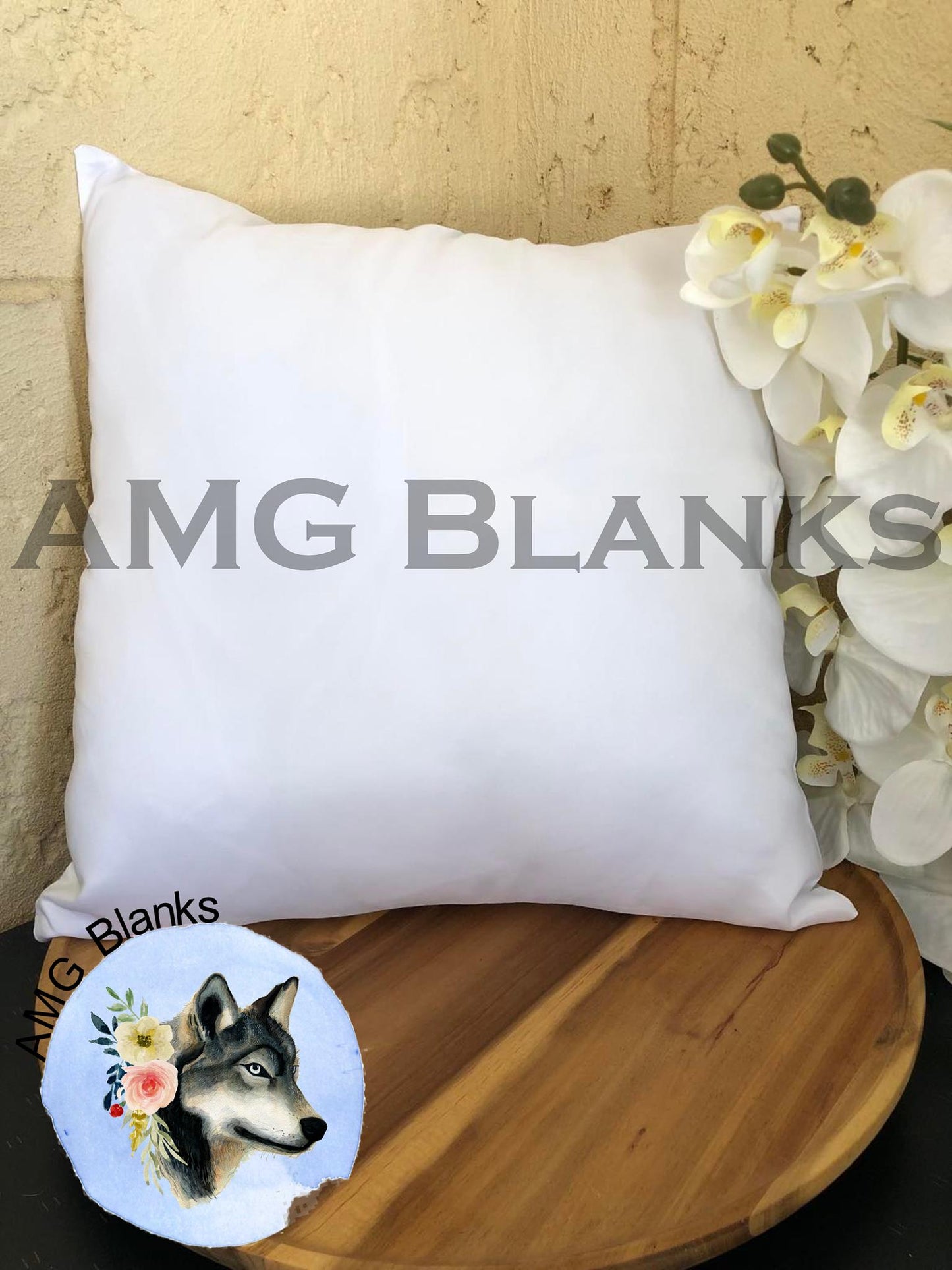 White Satin Cushion Cover
