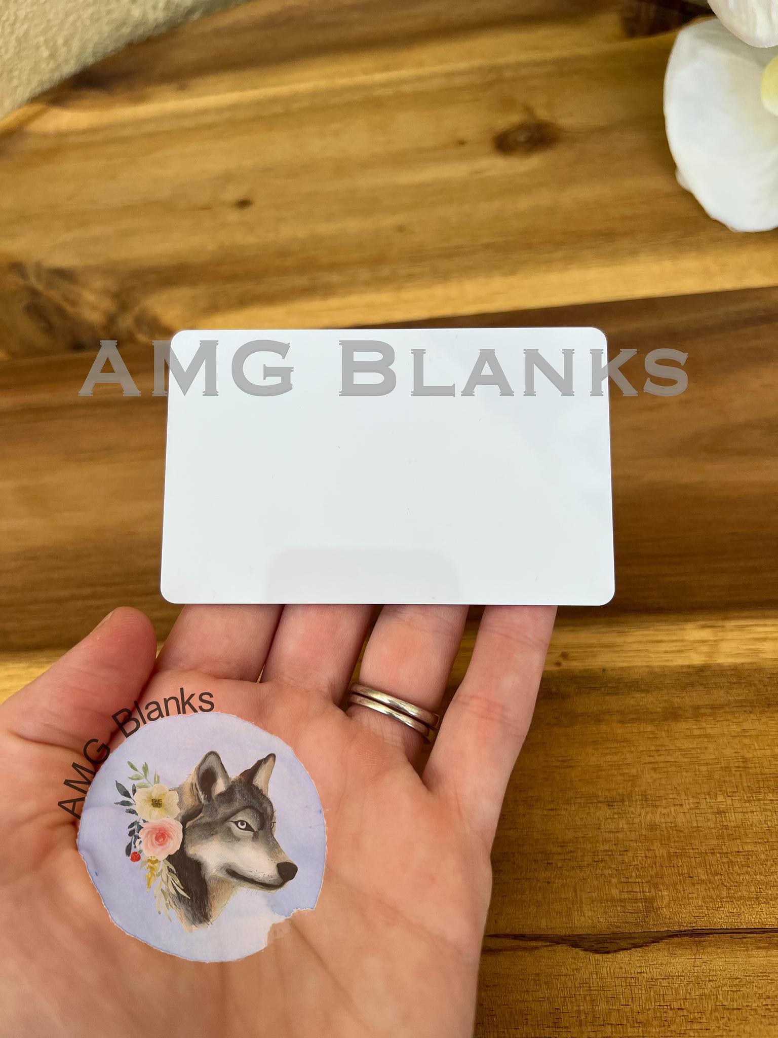 Sublimation PVC Business Card Luxe Craft Blanks Sublimation PVC Business Card Luxe Craft Blanks