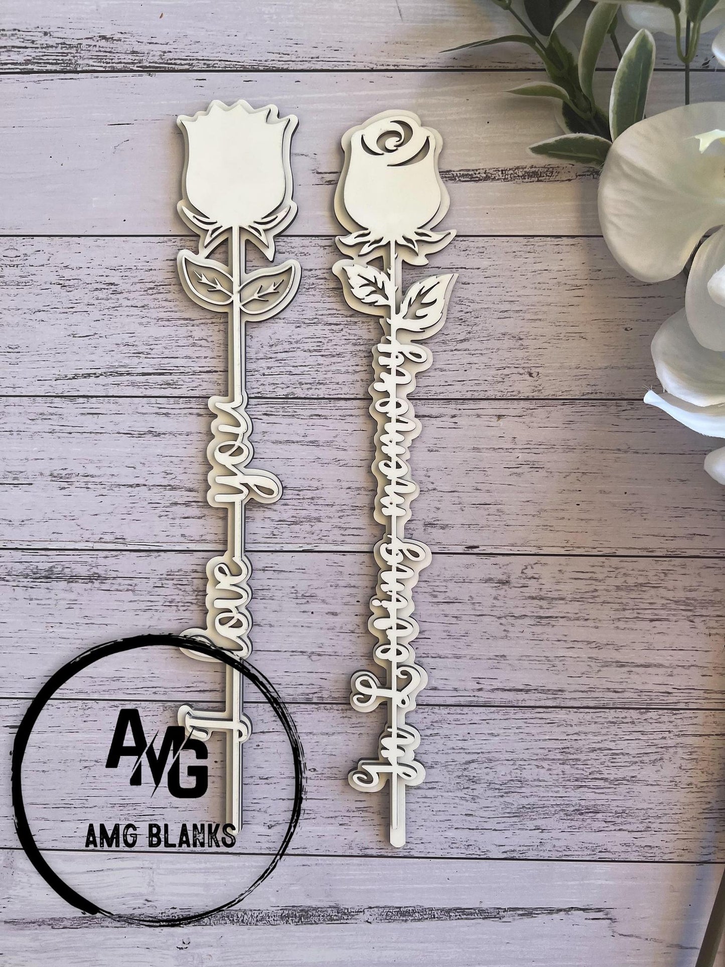 Sublimation MDF Rose