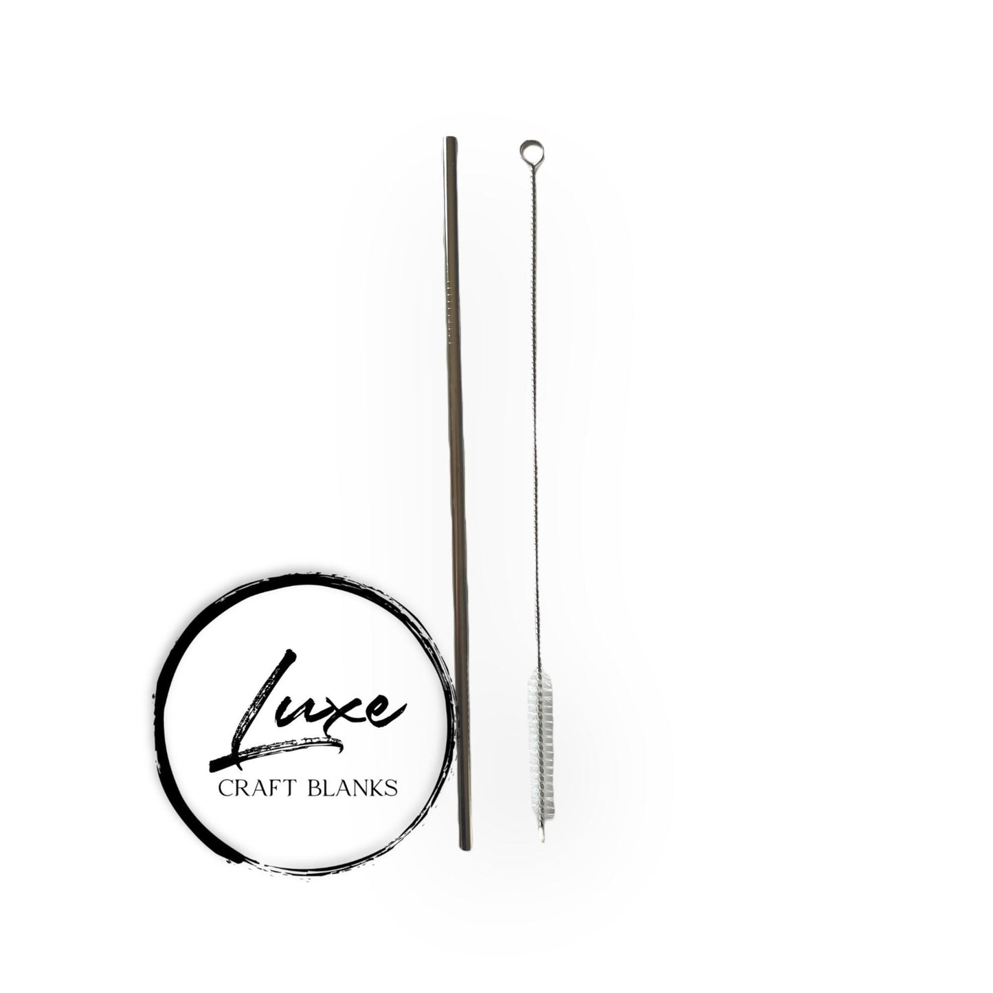 Metal Straw and Cleaning Brush