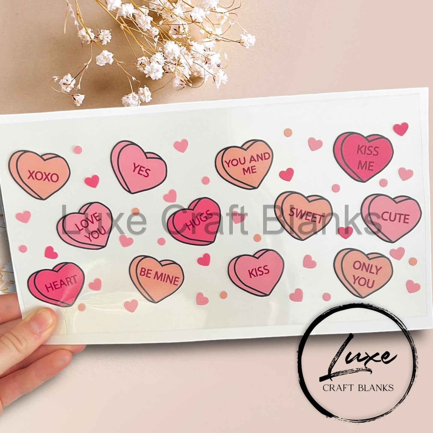 Pink Conversation Hearts