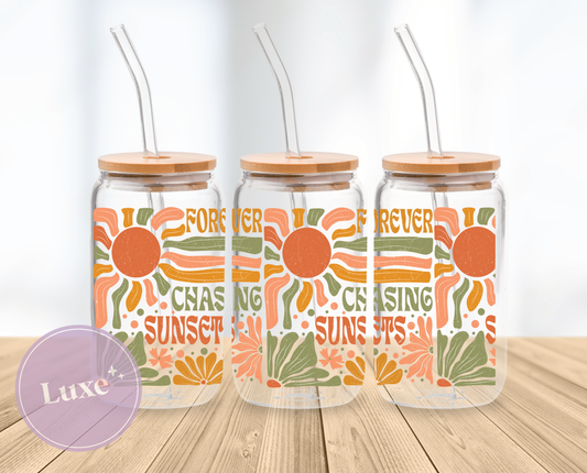16oz Wrap #764 - Forever Chasing Sunsets
