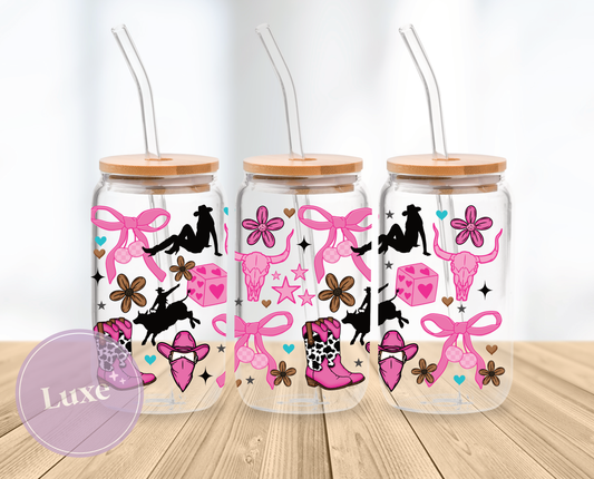 16oz Wrap #768 - Boots and Bows