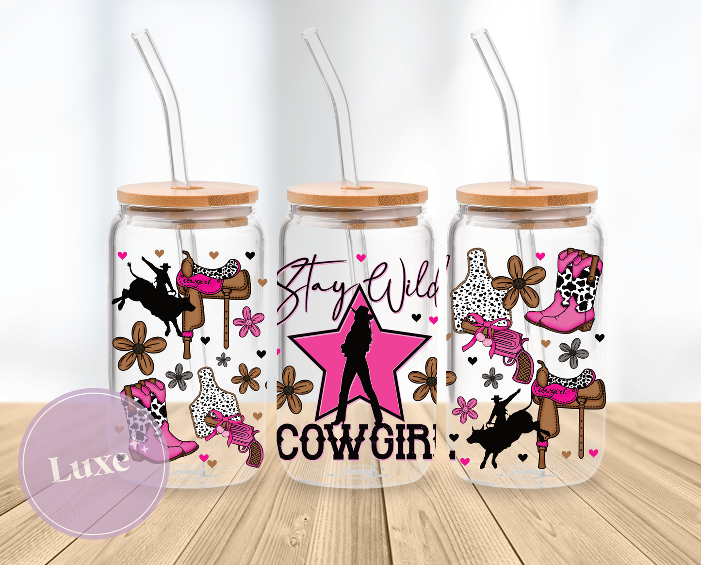16oz Wrap #775 - Stay Wild Cowgirl