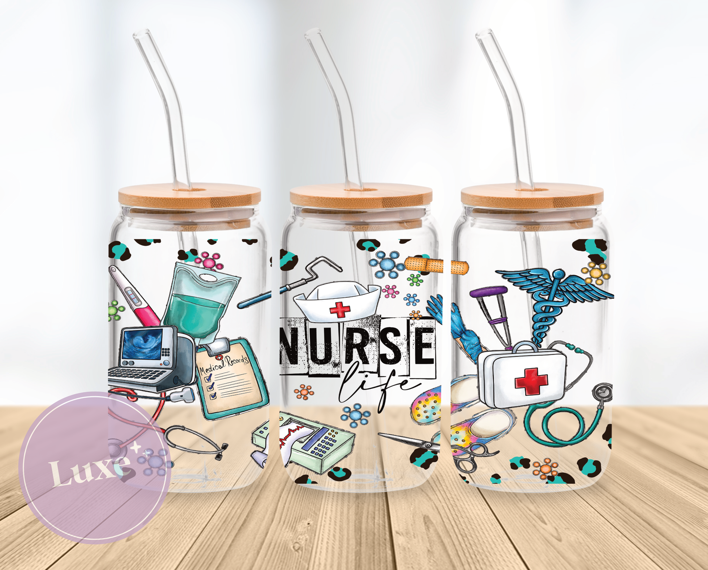 16oz Wrap #156 - Nurse Life