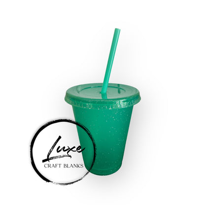 16oz Glitter Stadium Cup