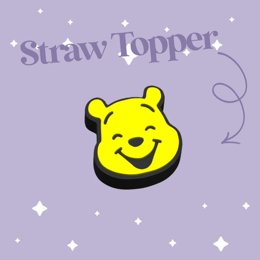 3D Straw Topper #003 - Pooh