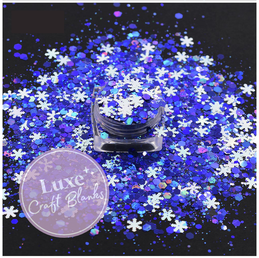 Glittery Snowflakes