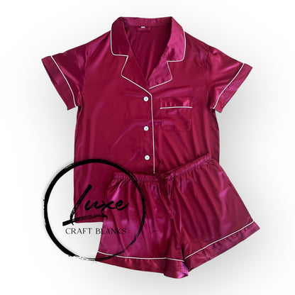 Satin Pyjama Sets - Adults