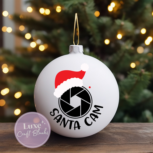 Santa Cam UV DTF Decals