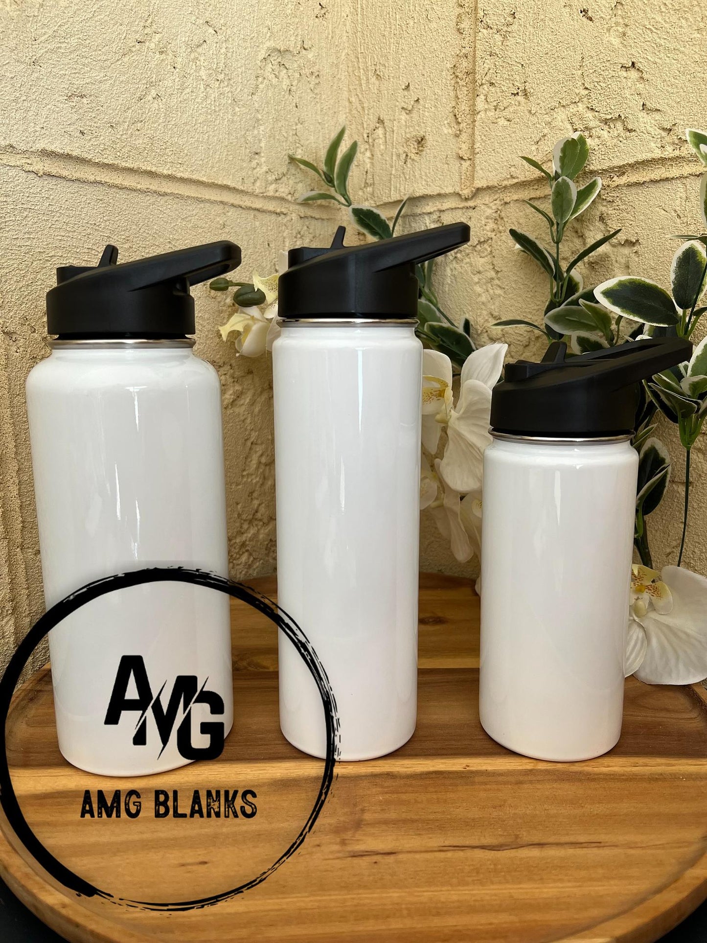 Sublimation Flip Top Water Bottle UV DTF ONLY