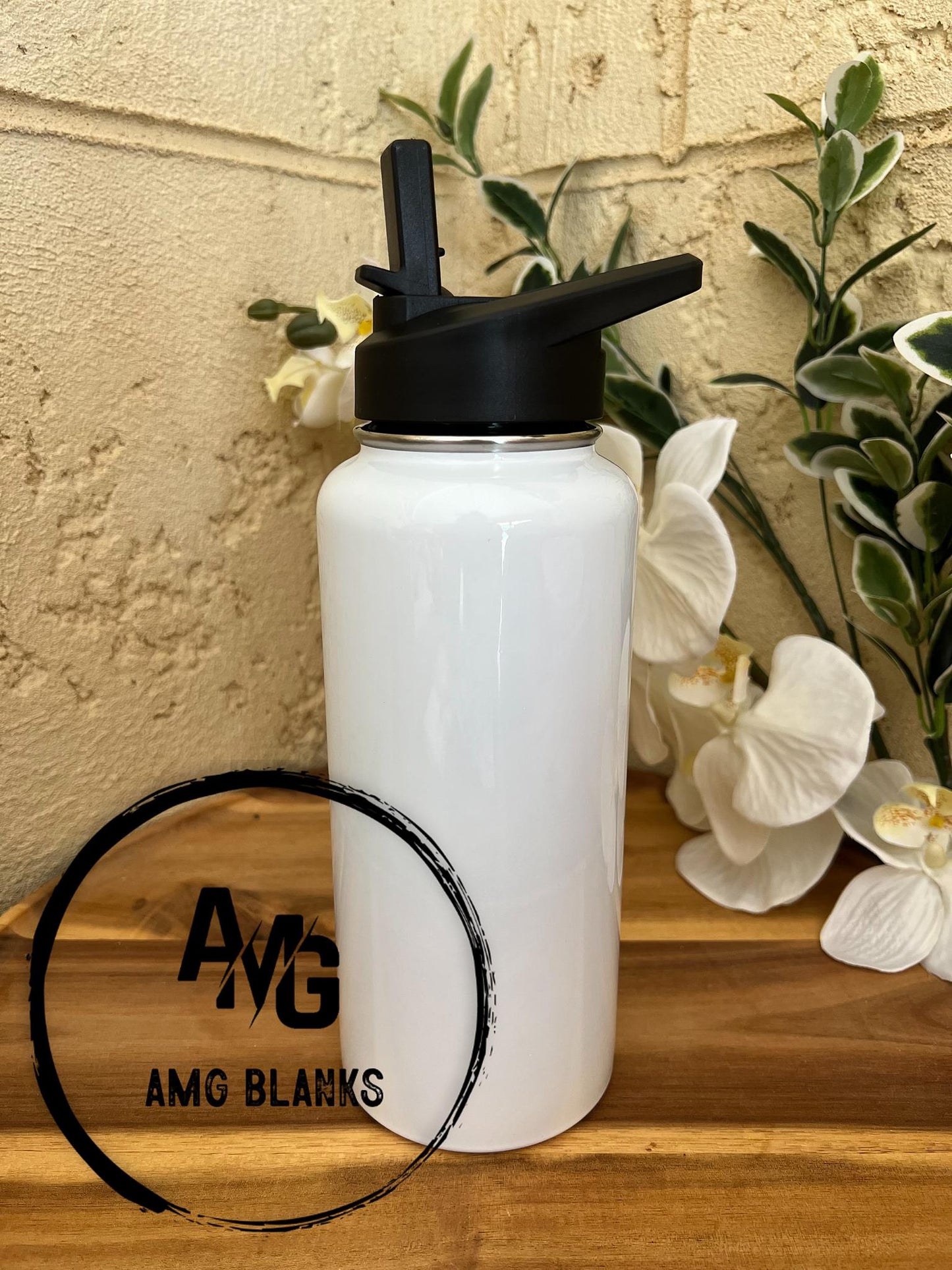 Sublimation Flip Top Water Bottle UV DTF ONLY