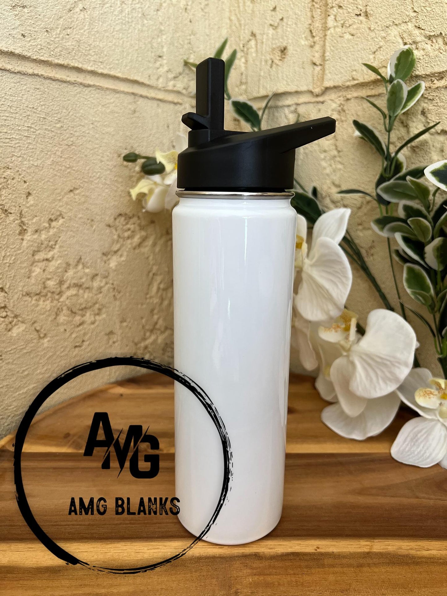 Sublimation Flip Top Water Bottle UV DTF ONLY