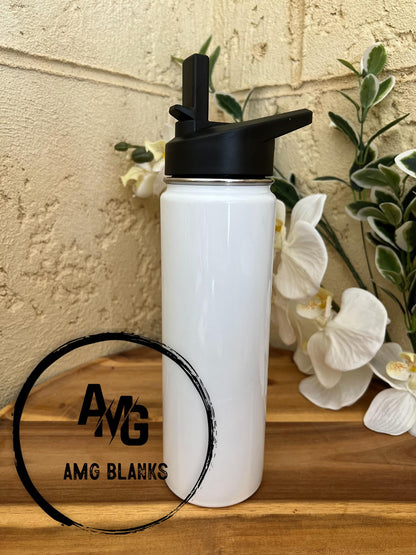 Sublimation Flip Top Water Bottle UV DTF ONLY