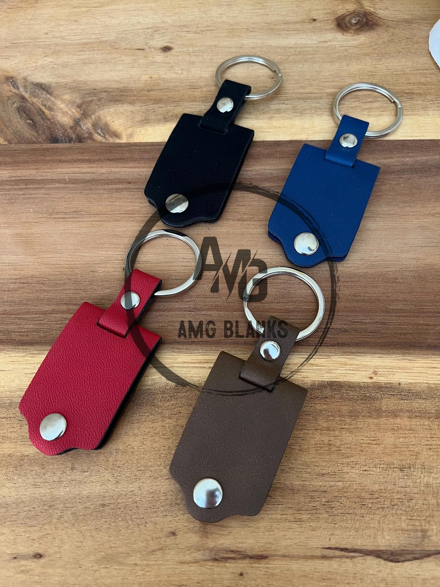 Leather Photo Keyring