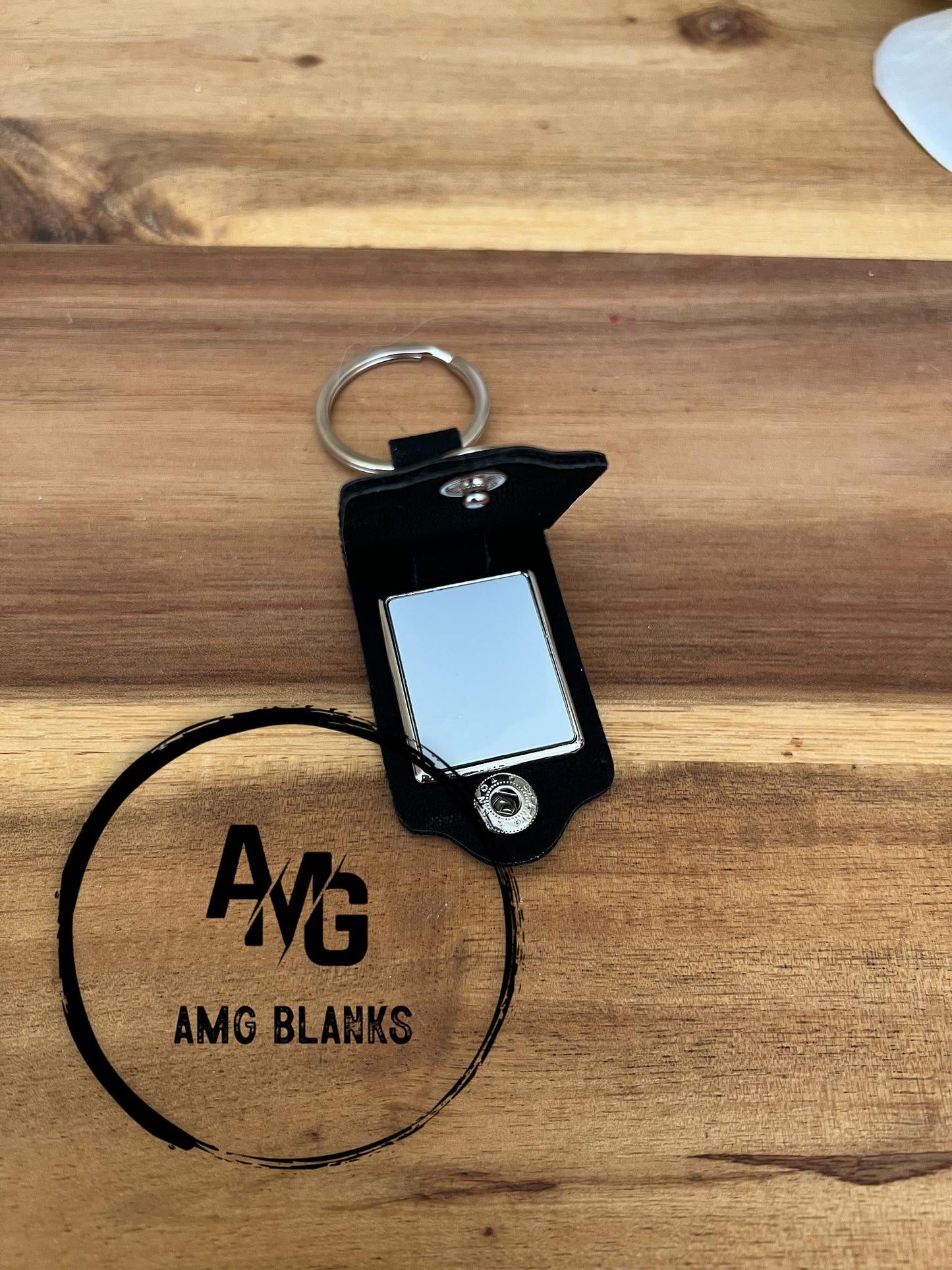 Leather Photo Keyring