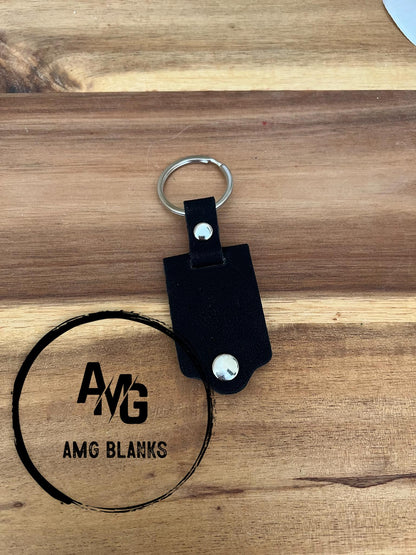 Leather Photo Keyring