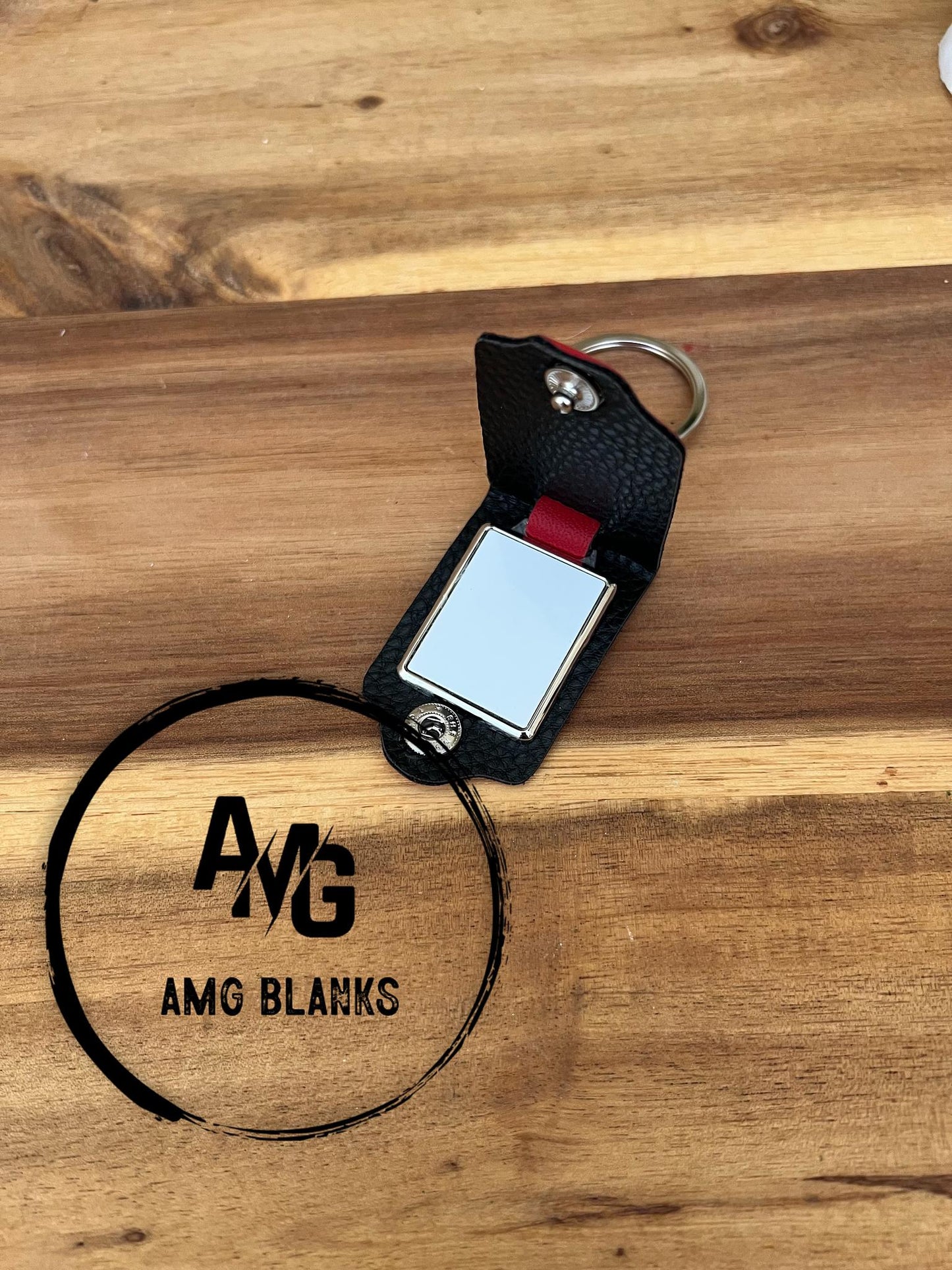 Leather Photo Keyring