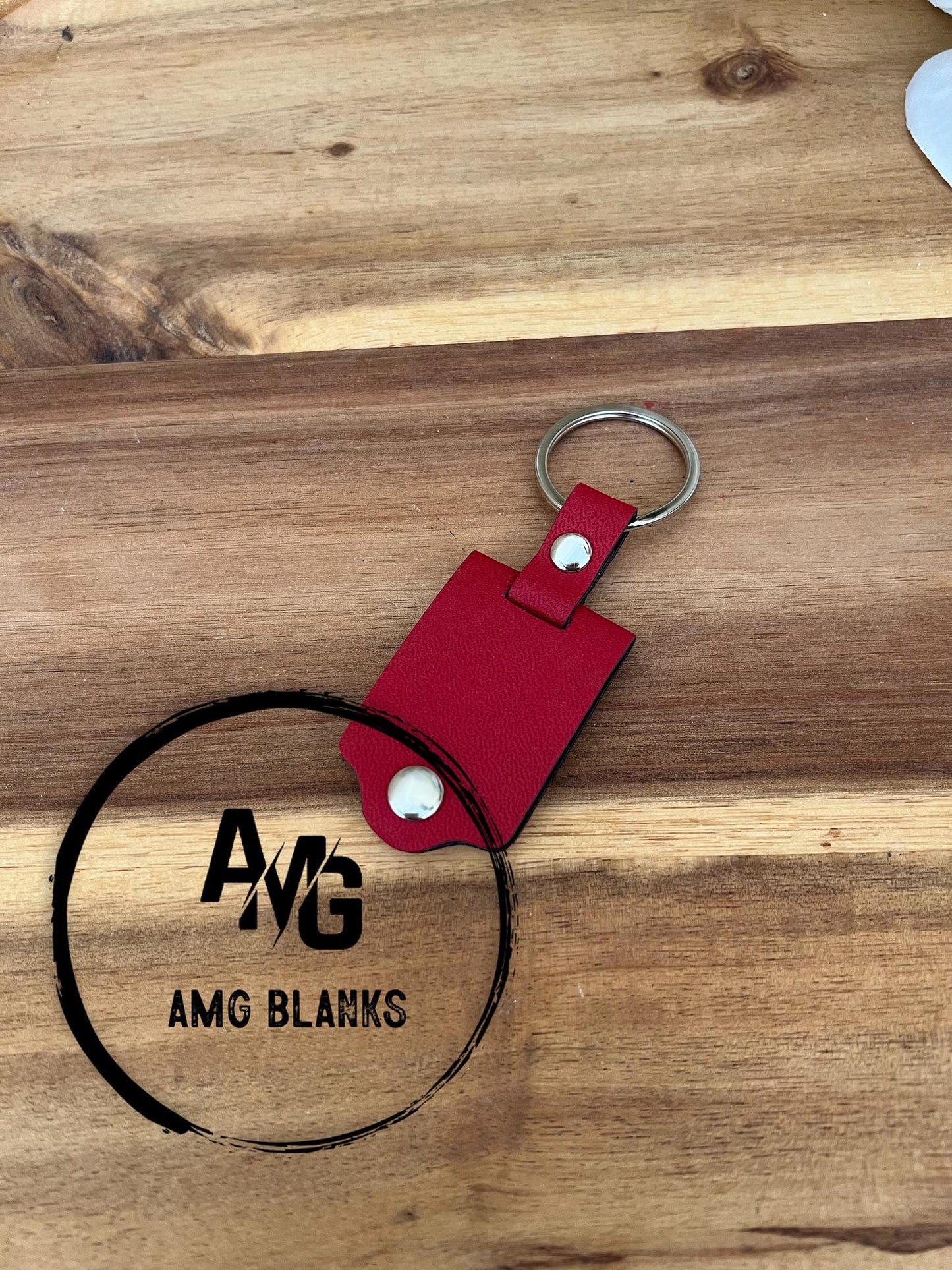 Leather Photo Keyring