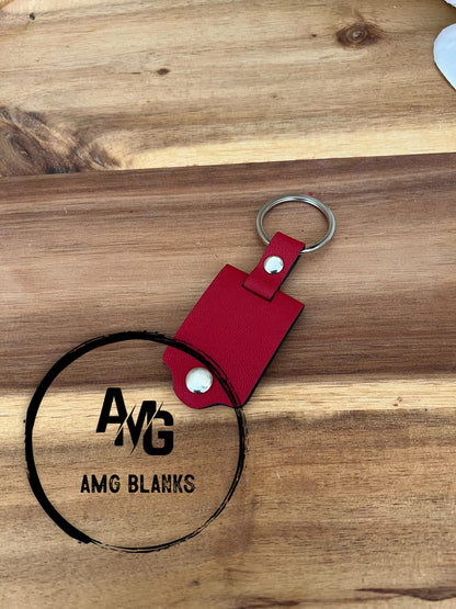 Leather Photo Keyring