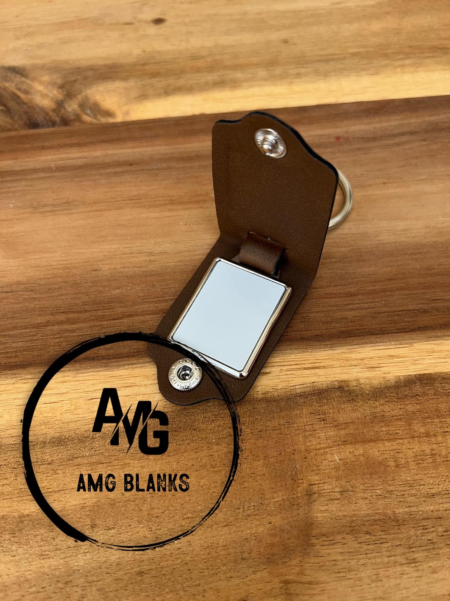 Leather Photo Keyring