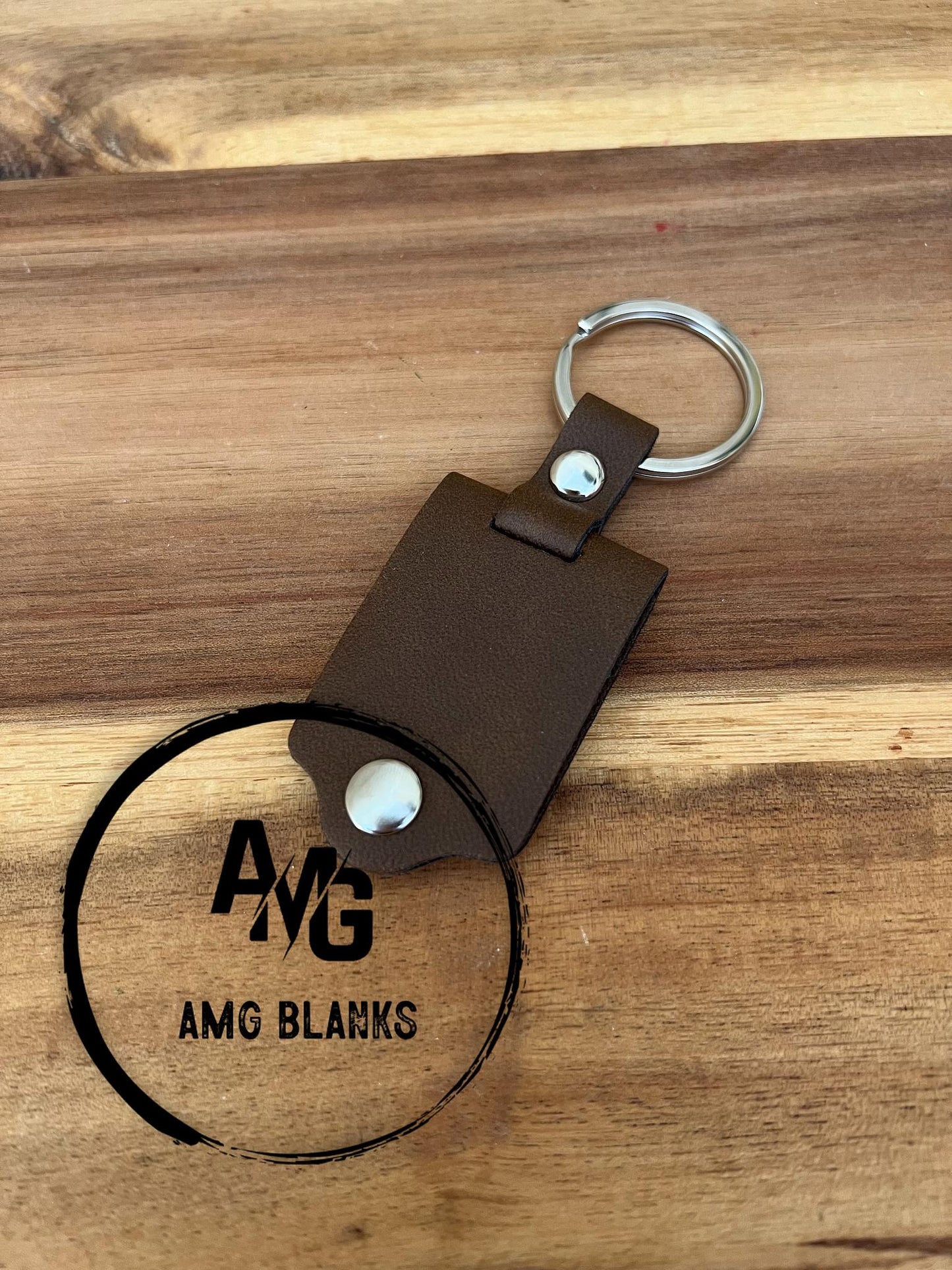 Leather Photo Keyring