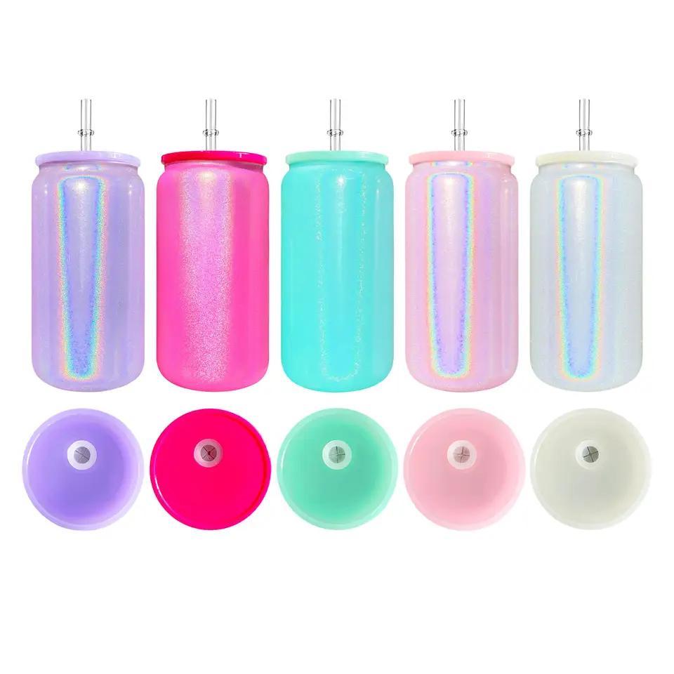 16oz Shimmer Glass Cans